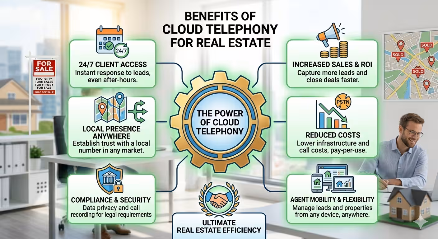 Benefits of cloud telephony for real estate