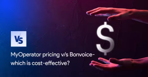 myoperator pricing vs bonvoice