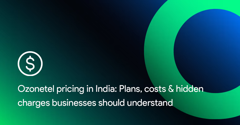ozonetel pricing