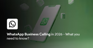 The image shows a whatsapp symbol in a mobile phone and the title of the blog is written from the left side as "whatsapp business calling API in 22026: what you need to know?"