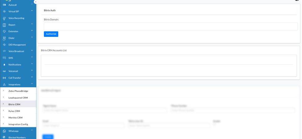 Bonvoice software overview of dashboard